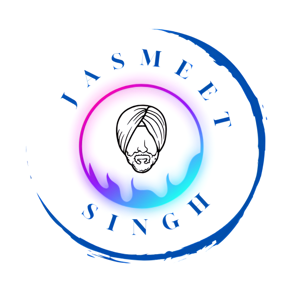 Jasmeet Singh Name logo